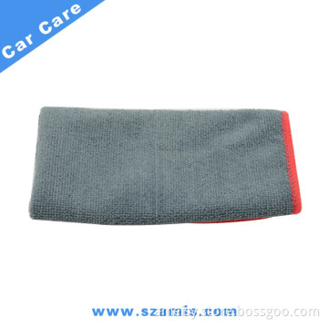 38 x 38cm 100% polyester warp knitting microfiber towel for car and house cleaning